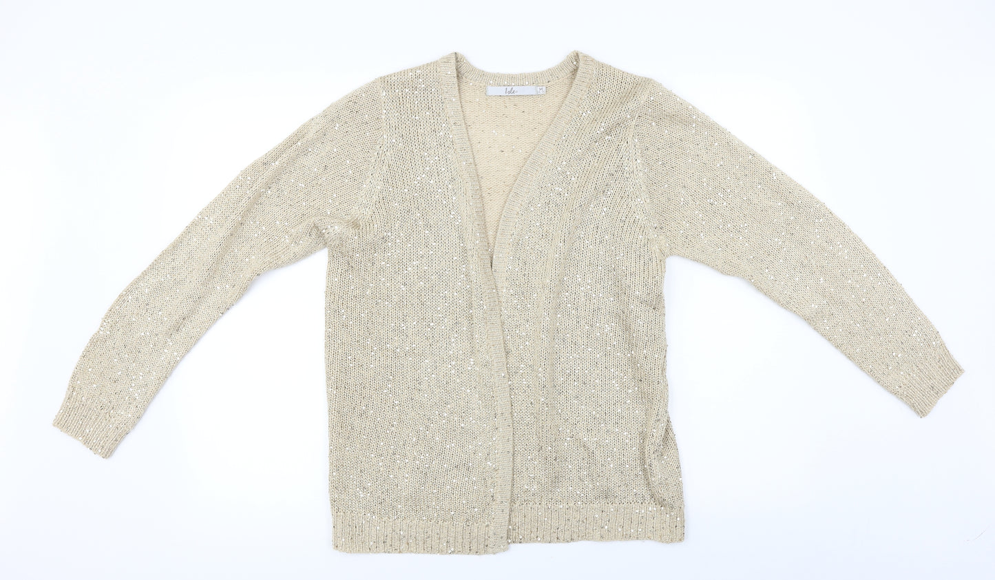 hle Womens Beige   Cardigan Jumper Size M
