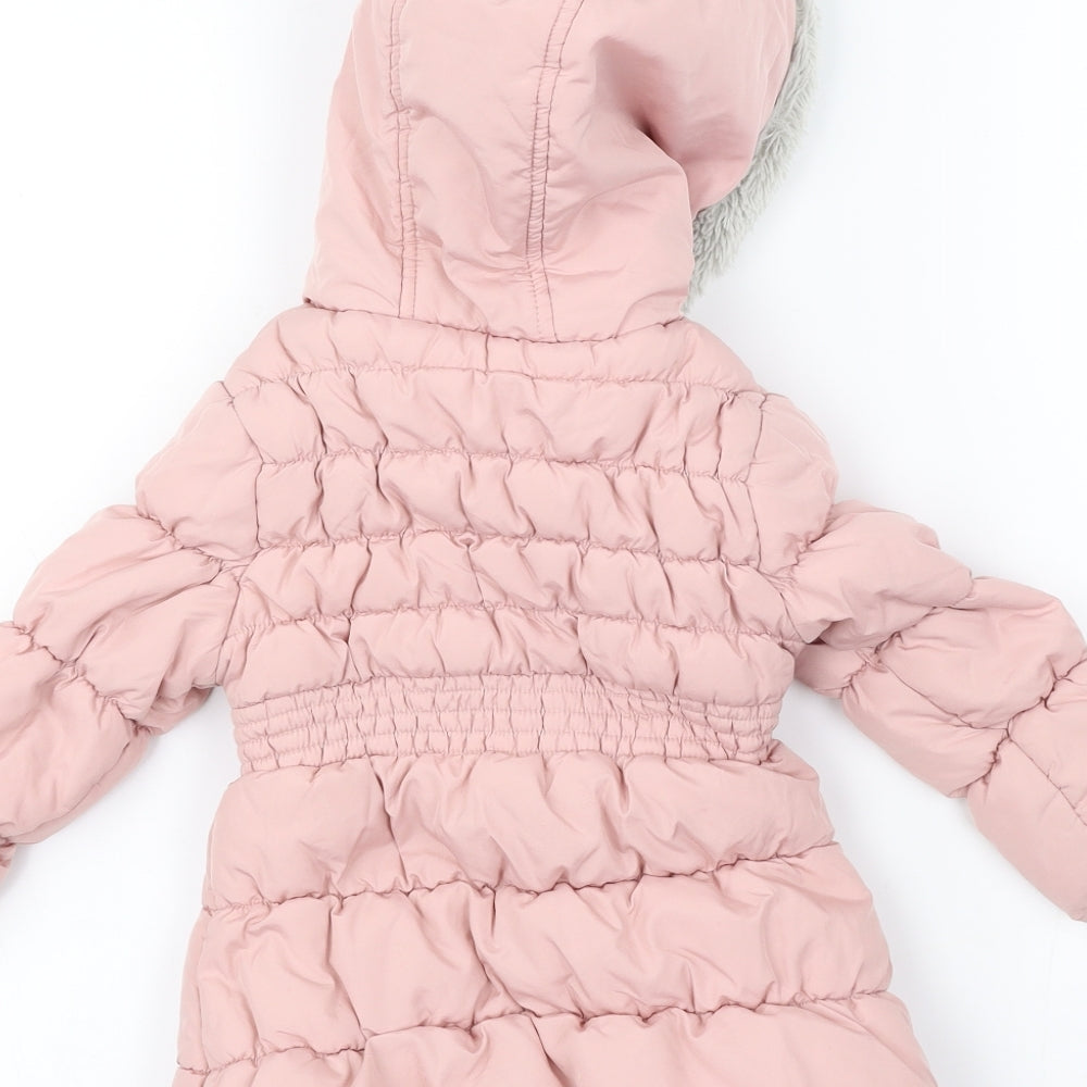 George  Girls Pink   Jacket Coat Size 12-18 Months