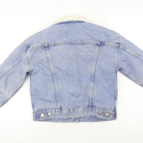 Topshop Womens Blue   Jacket Coat Size 6