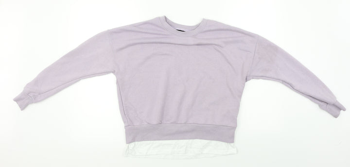 River Island Womens Purple Pullover Jumper Size 10
