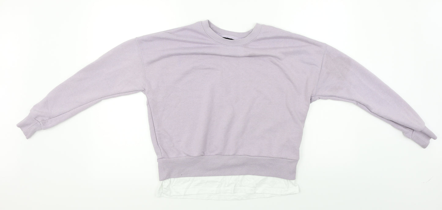River Island Womens Purple   Pullover Jumper Size 10
