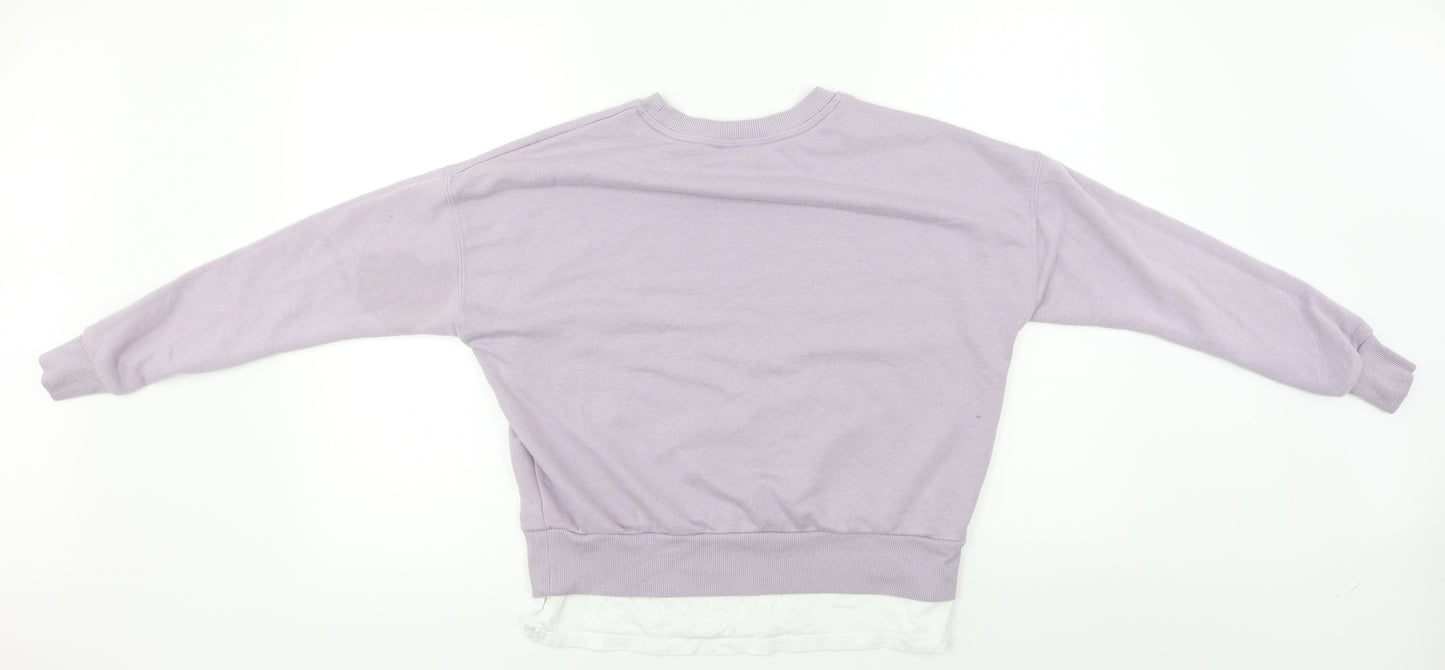 River Island Womens Purple   Pullover Jumper Size 10