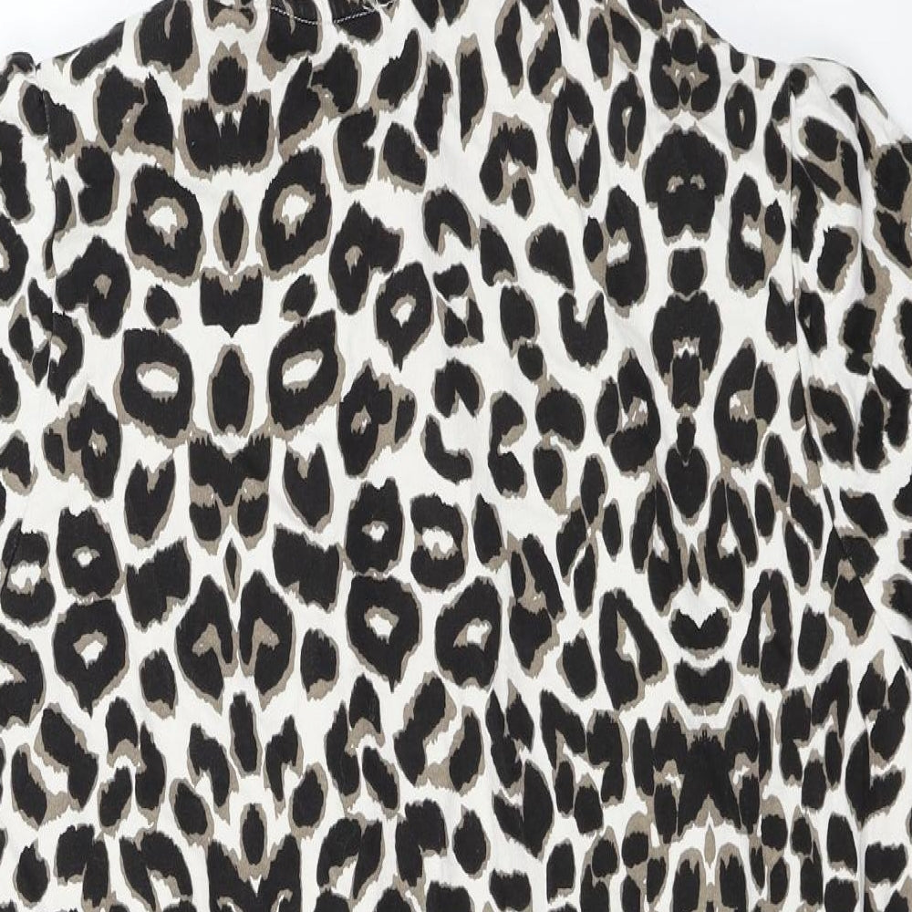 New Look  Womens White Animal Print   One Piece Size L