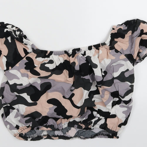 New Look Girls Multicoloured Camouflage  Basic Blouse Size 10 Years