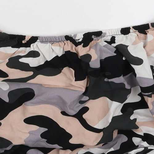 New Look Girls Multicoloured Camouflage  Basic Blouse Size 10 Years