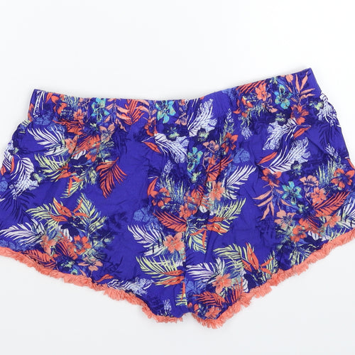 Primark Womens Blue Floral  Cami Sleep Shorts Size 12