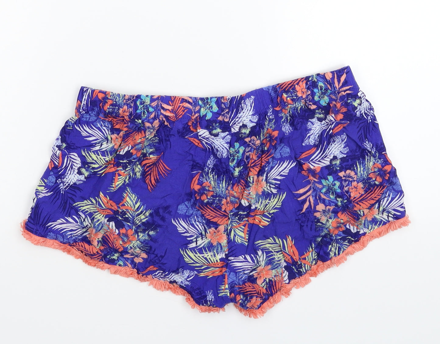 Primark Womens Blue Floral  Cami Sleep Shorts Size 12