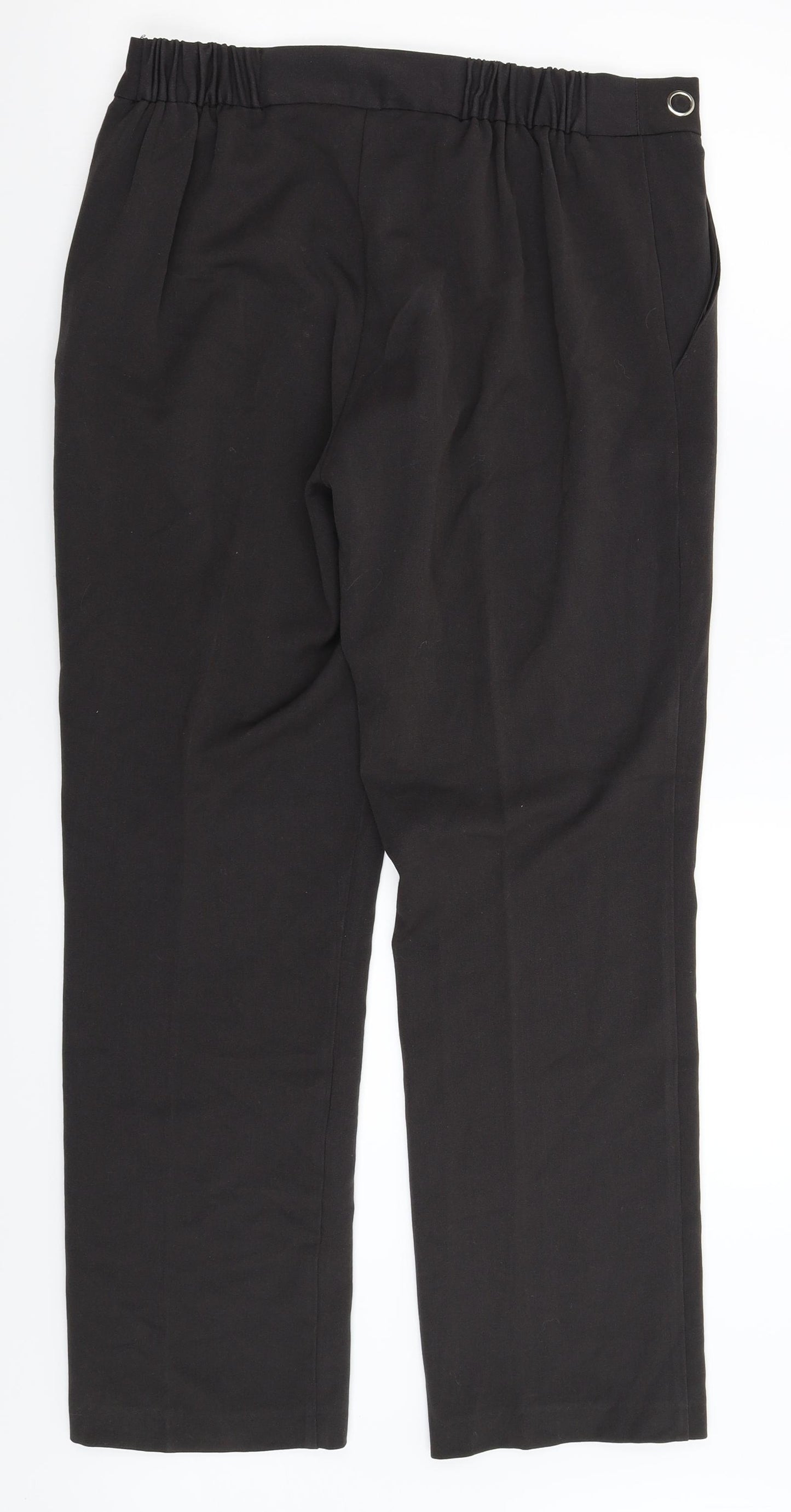 Anna Rose Womens Grey   Trousers  Size 14 L30 in