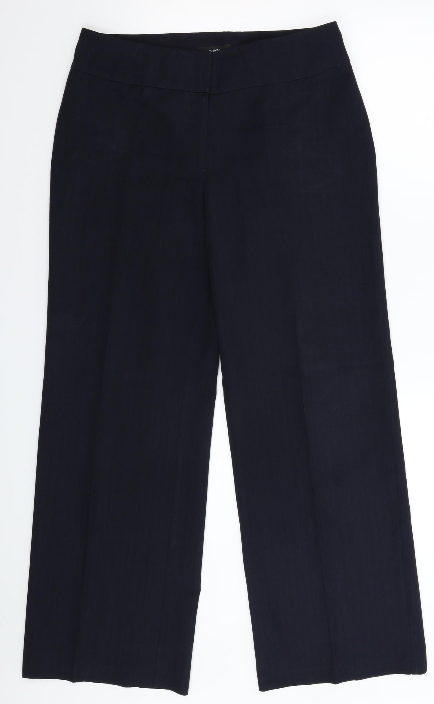 Marks and Spencer Womens Blue   Dress Pants Trousers Size 10 L31 in