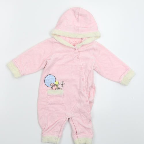 Chickee Duck Girls Pink   Coverall One-Piece Size 12 Months