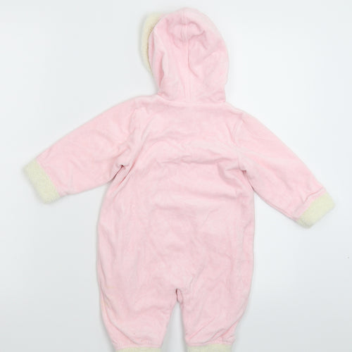 Chickee Duck Girls Pink   Coverall One-Piece Size 12 Months