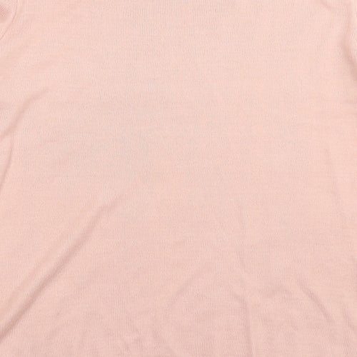 Dorothy Perkins Womens Pink  Knit Pullover Jumper Size 14