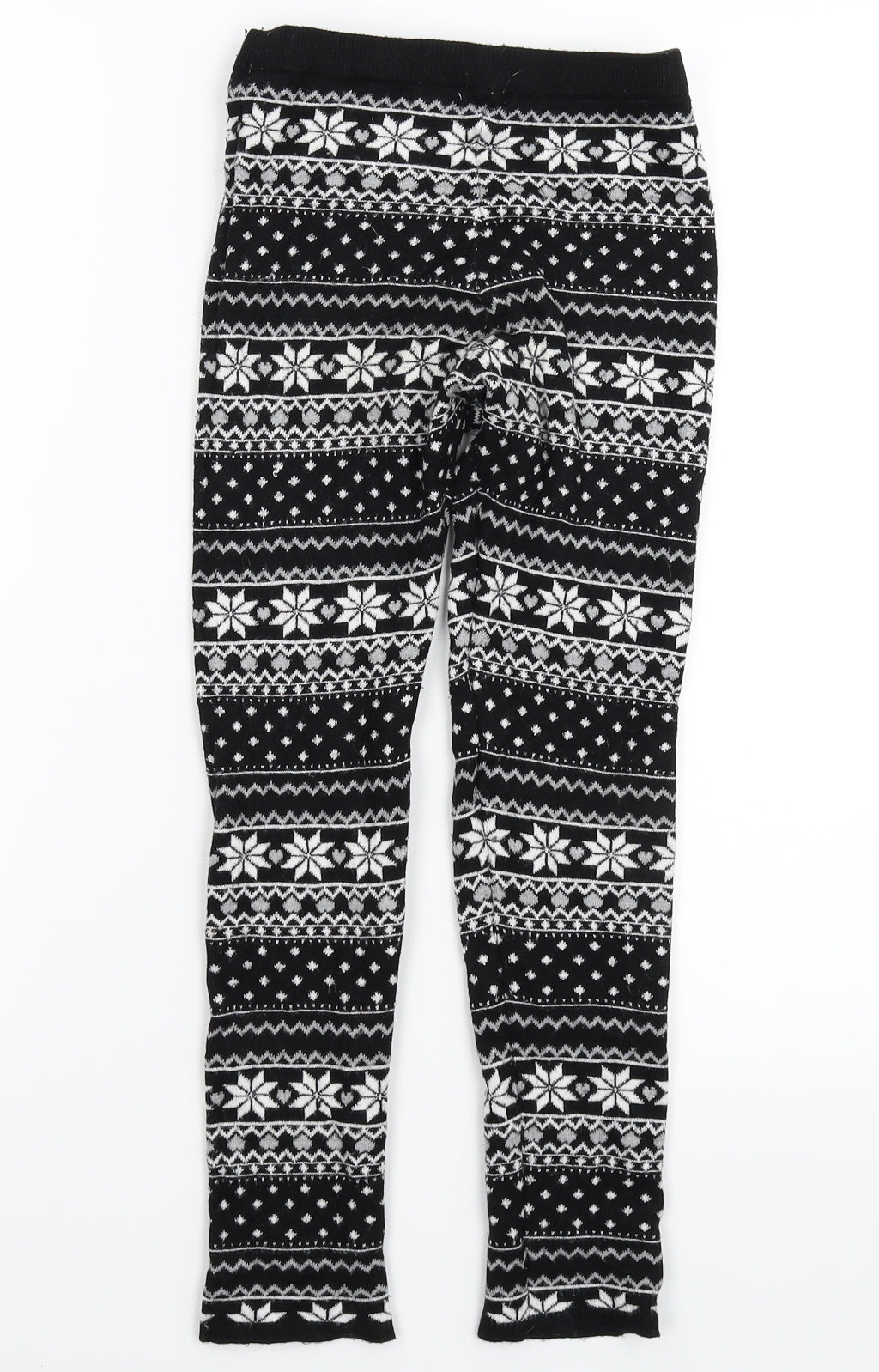 Primark Girls Multicoloured Geometric  Capri Trousers Size 10-11 Years - Legging