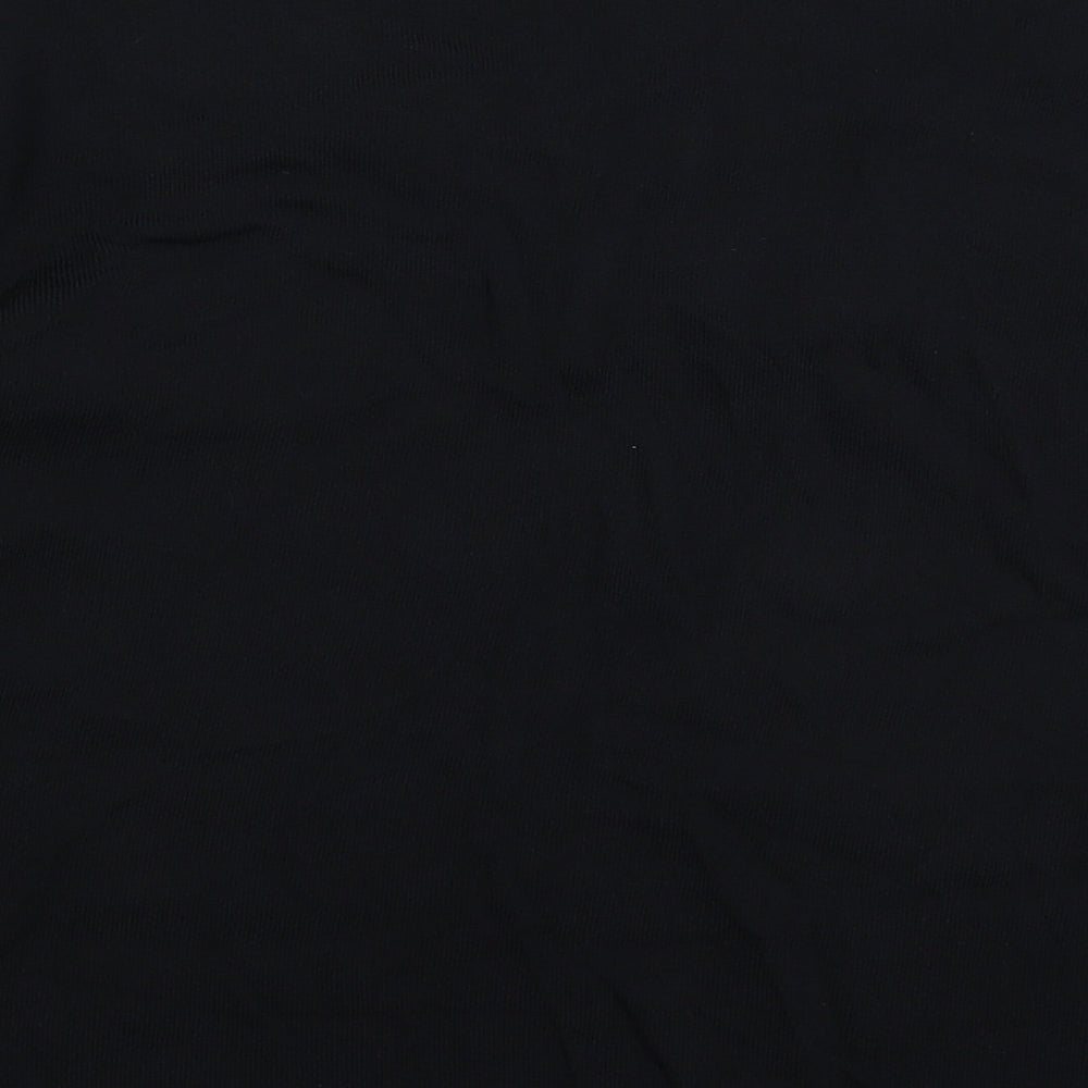 Roman Womens Black  Knit Pullover Jumper Size L