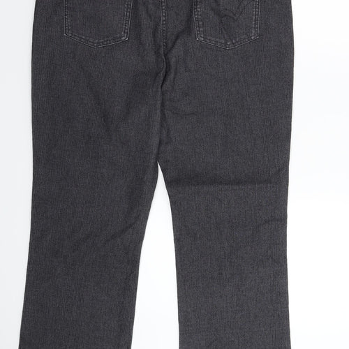 Per Una Womens Grey  Denim Bootcut Jeans Size 18 L28 in