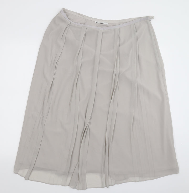 Jacques Vert Womens Grey   Maxi Skirt Size 18