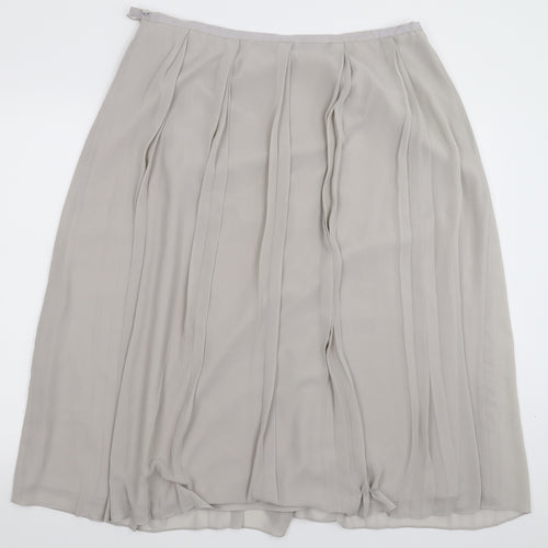 Jacques Vert Womens Grey   Maxi Skirt Size 18