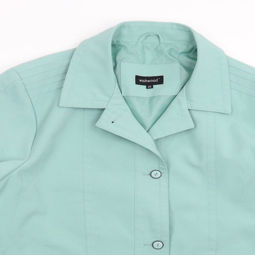 Wishwood Womens Green   Jacket  Size 20