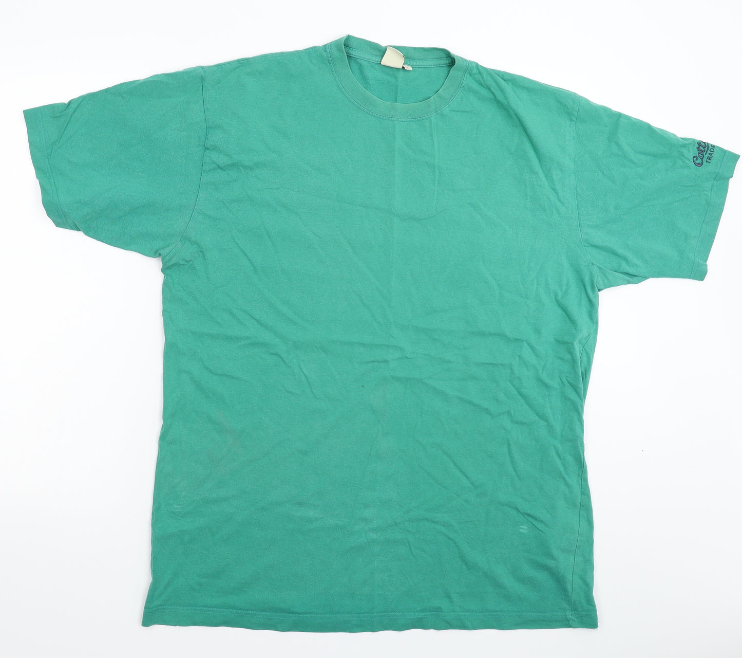 Cotton Traders Mens Green    T-Shirt Size L