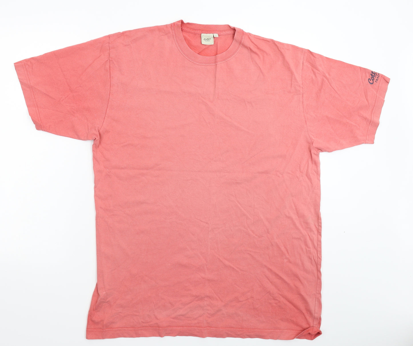 Cotton Traders Mens Pink    T-Shirt Size L