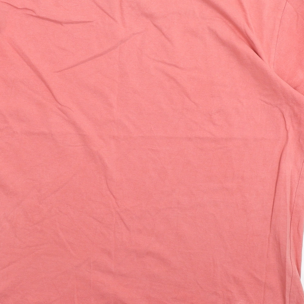 Cotton Traders Mens Pink    T-Shirt Size L