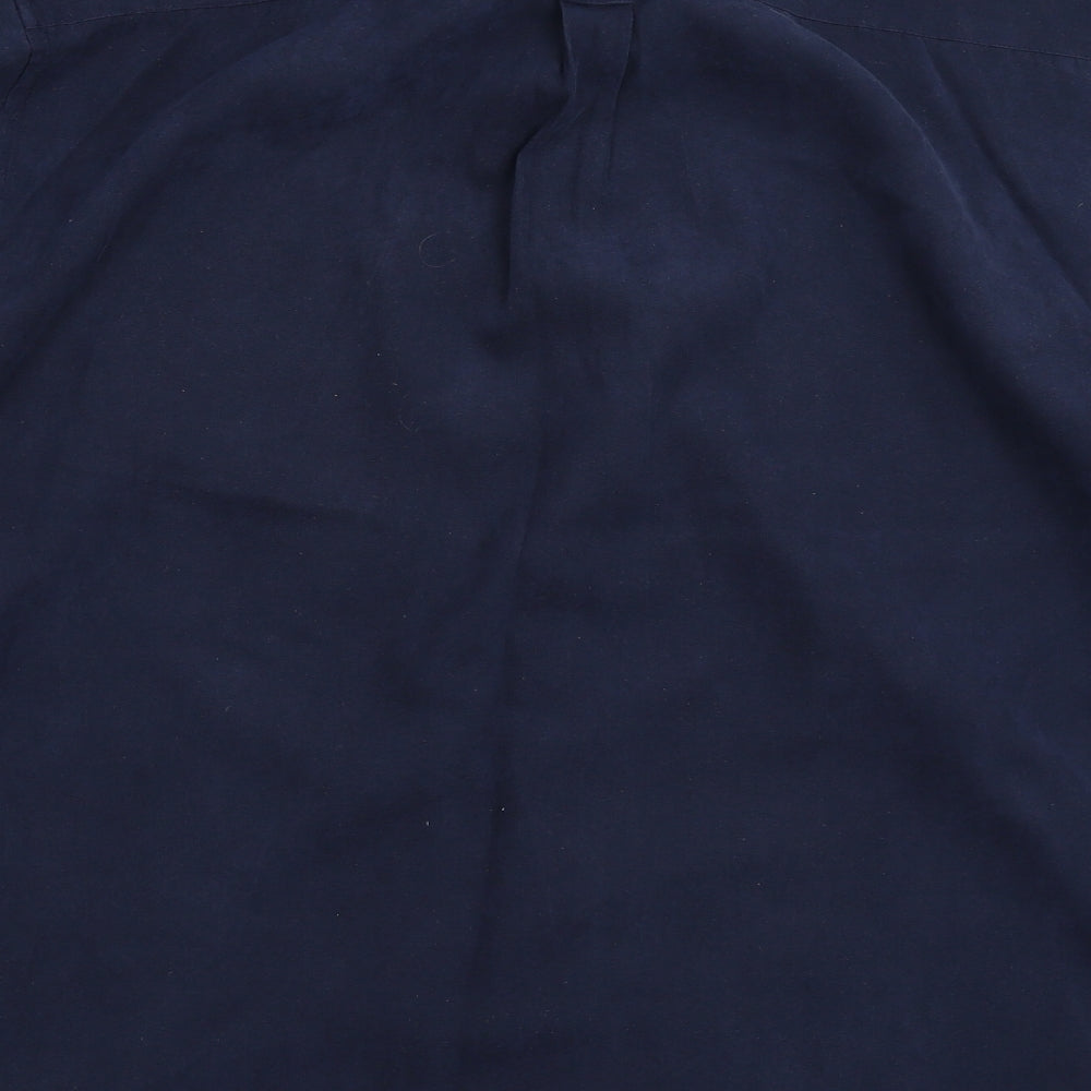 Arnold Palmer Mens Blue    Button-Up Size L