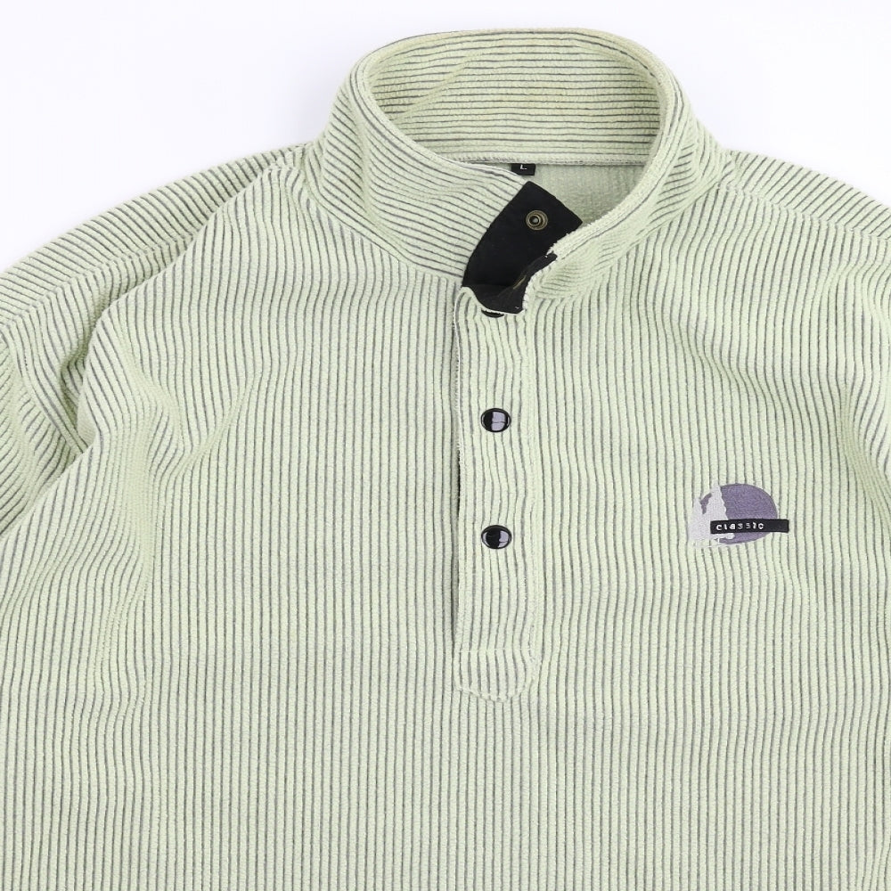 Jack Murphy Mens Green  Fleece Jacket  Size L
