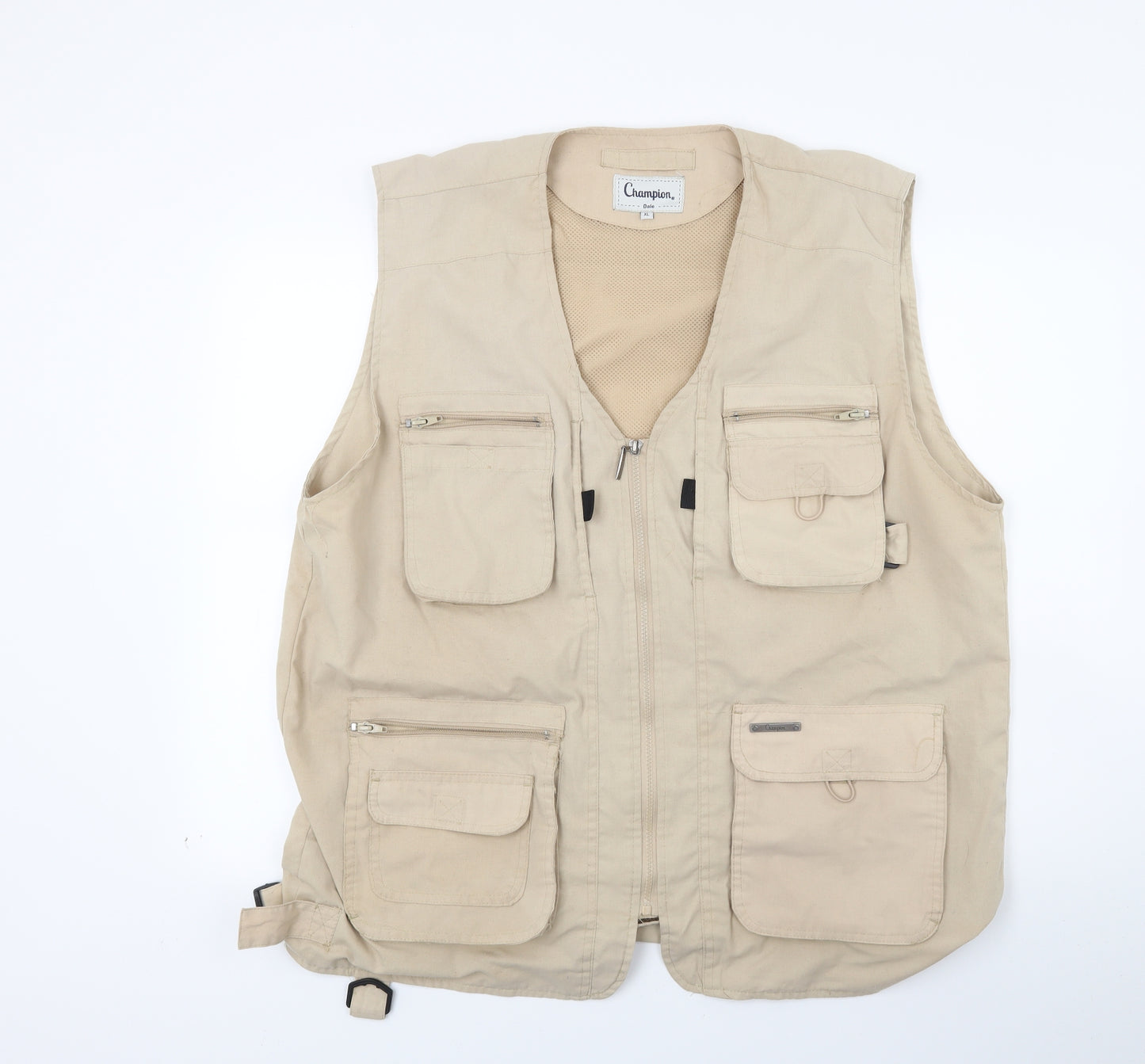 Champion Mens Beige   Gilet Coat Size XL