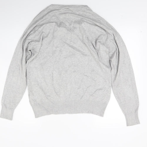 Capsule Womens Grey  Knit Pullover Jumper Size 18