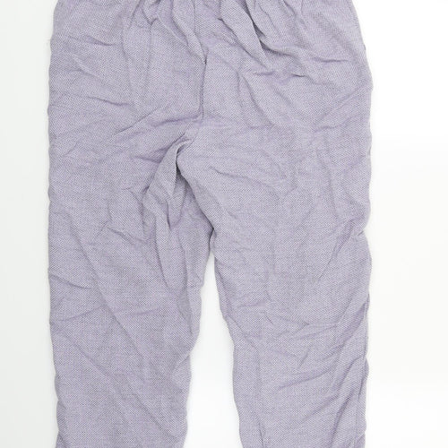 Honnor milburn Womens Purple   Capri Trousers Size 12 L22 in