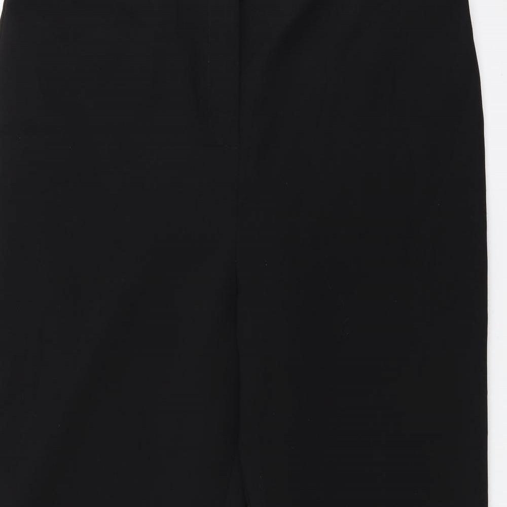 Papaya Womens Black   Trousers  Size 14 L24 in