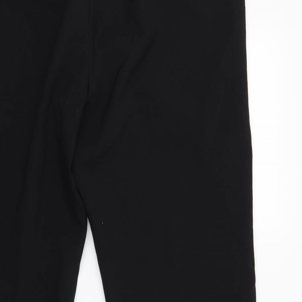 Papaya Womens Black   Trousers  Size 14 L24 in