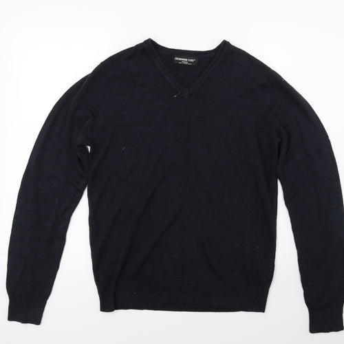 Ceader wood state Mens Blue  Knit Pullover Jumper Size M