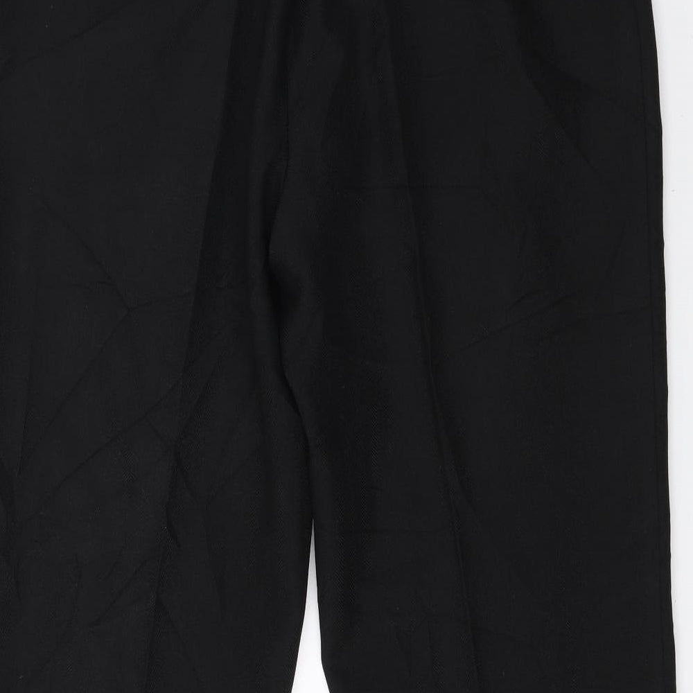 Marks and Spencer Womens Black   Trousers  Size 14 L24 in