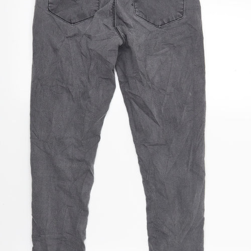 Top shop Womens Grey  Denim Skinny Jeans Size 26 L26 in