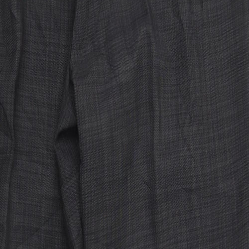 Marks and Spencer Womens Grey Check  Trousers  Size 14 L27 in