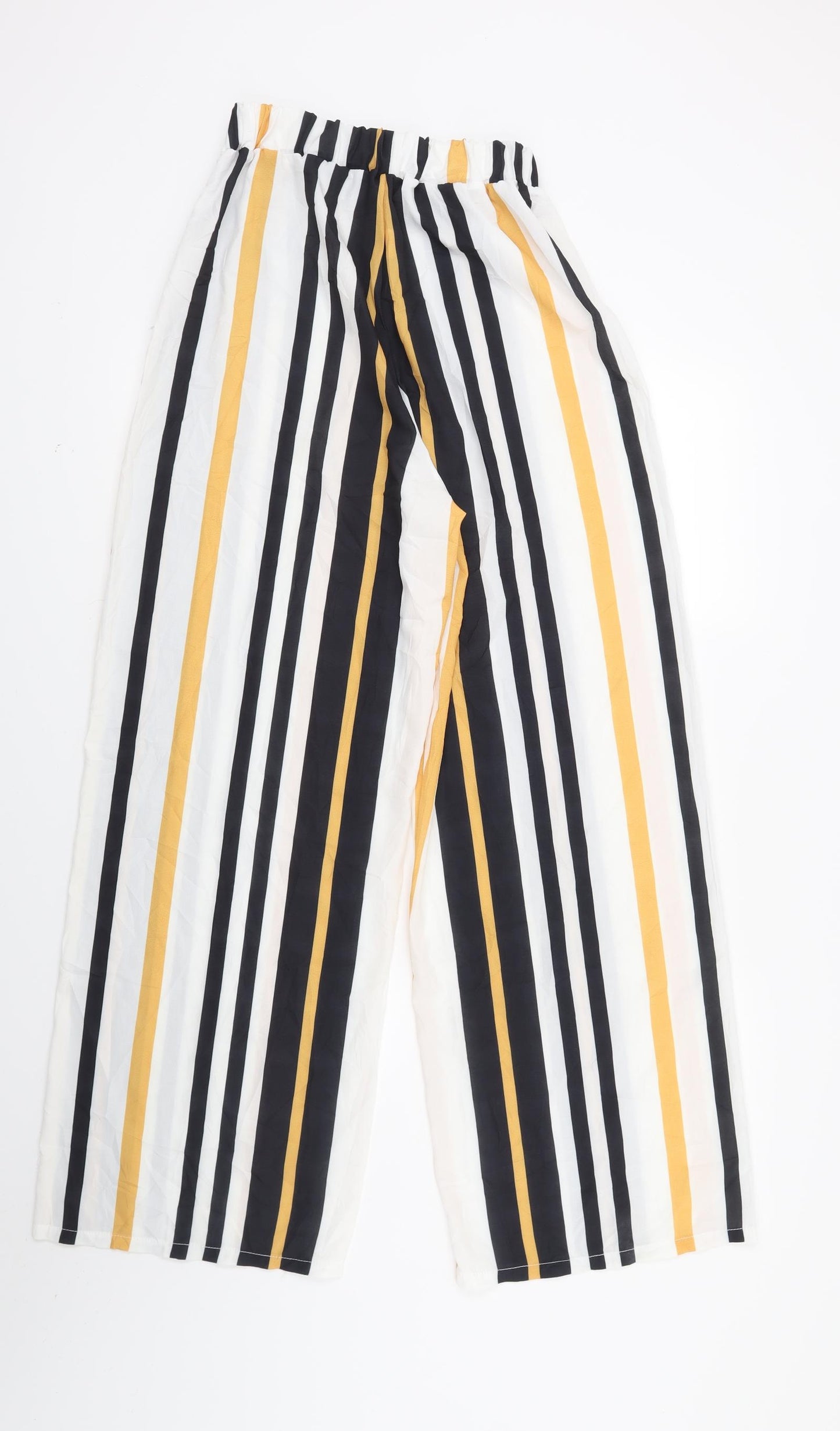 Preworn Womens White Striped  Trousers  Size S L28 in
