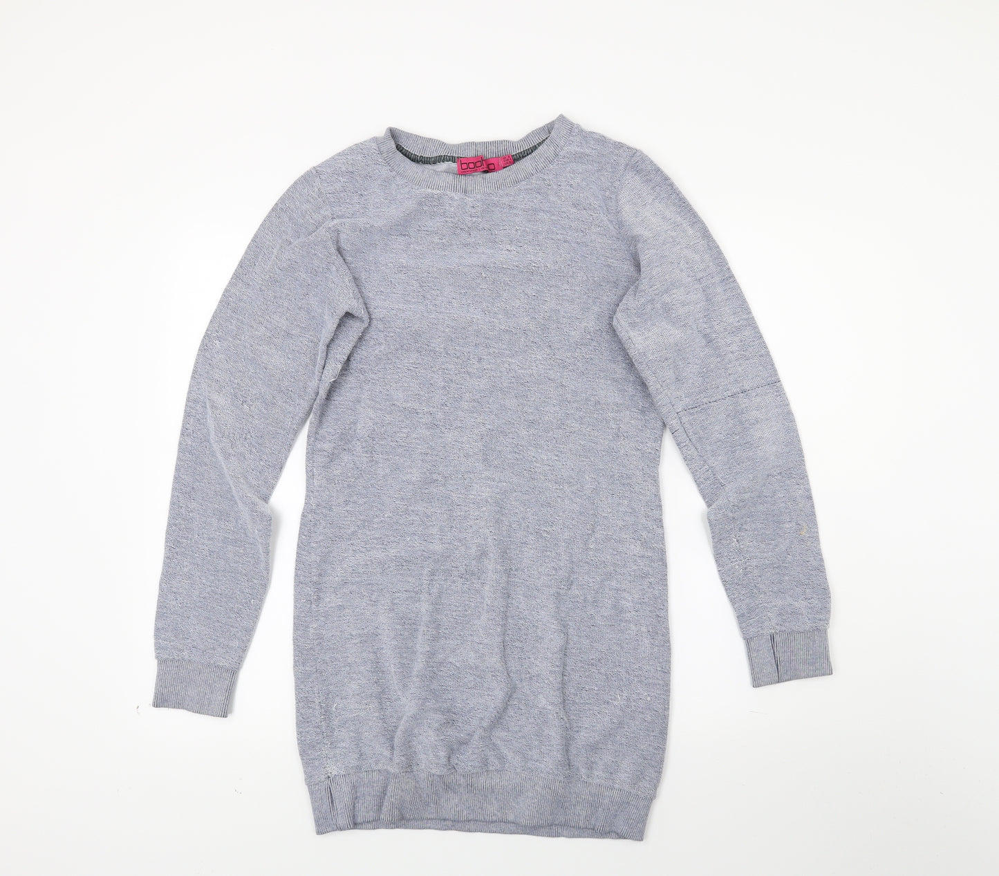 Boohoo Womens Blue   Jumper Dress  Size 8