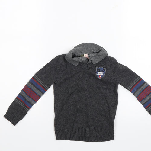 Rorie Whelan Boys Grey  Corduroy Pullover Jumper Size 2 Years