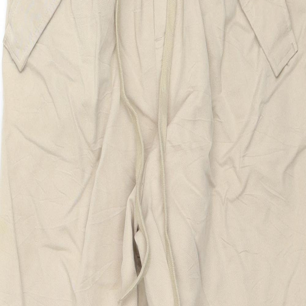 H&M Womens Beige   Trousers  Size 6 L21 in