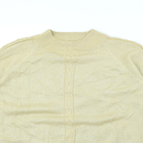 Bonmarché Womens Gold   Pullover Jumper Size L