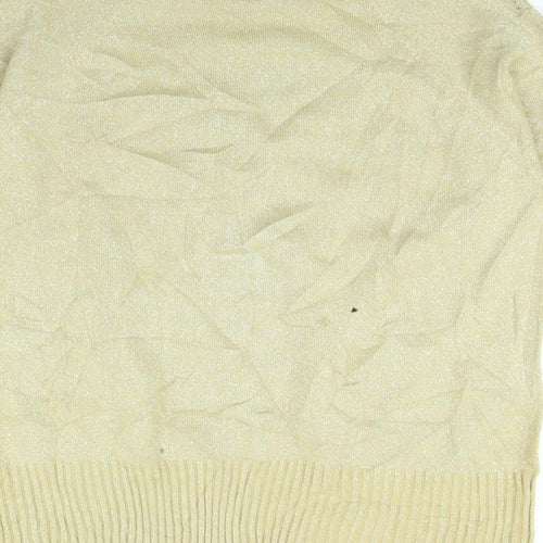 Bonmarché Womens Gold   Pullover Jumper Size L