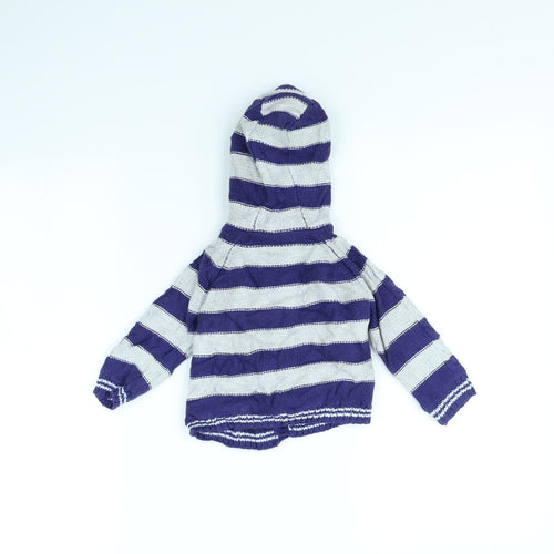 Ladybird Boys Blue Striped  Jacket  Size 6-9 Months