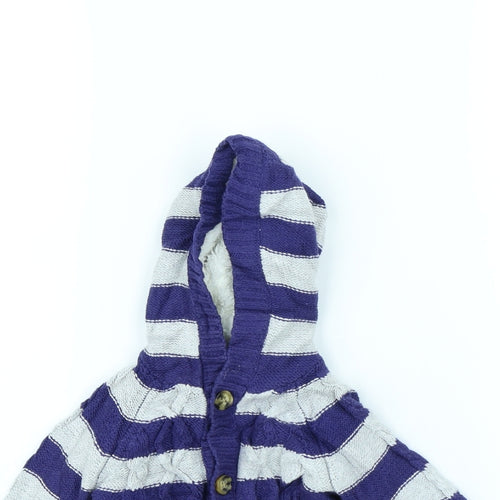 Ladybird Boys Blue Striped  Jacket  Size 6-9 Months