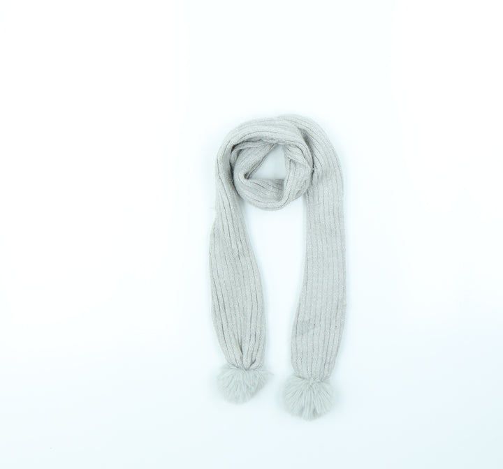 Preworn Girls Grey Scarf Scarves & Wraps One Size