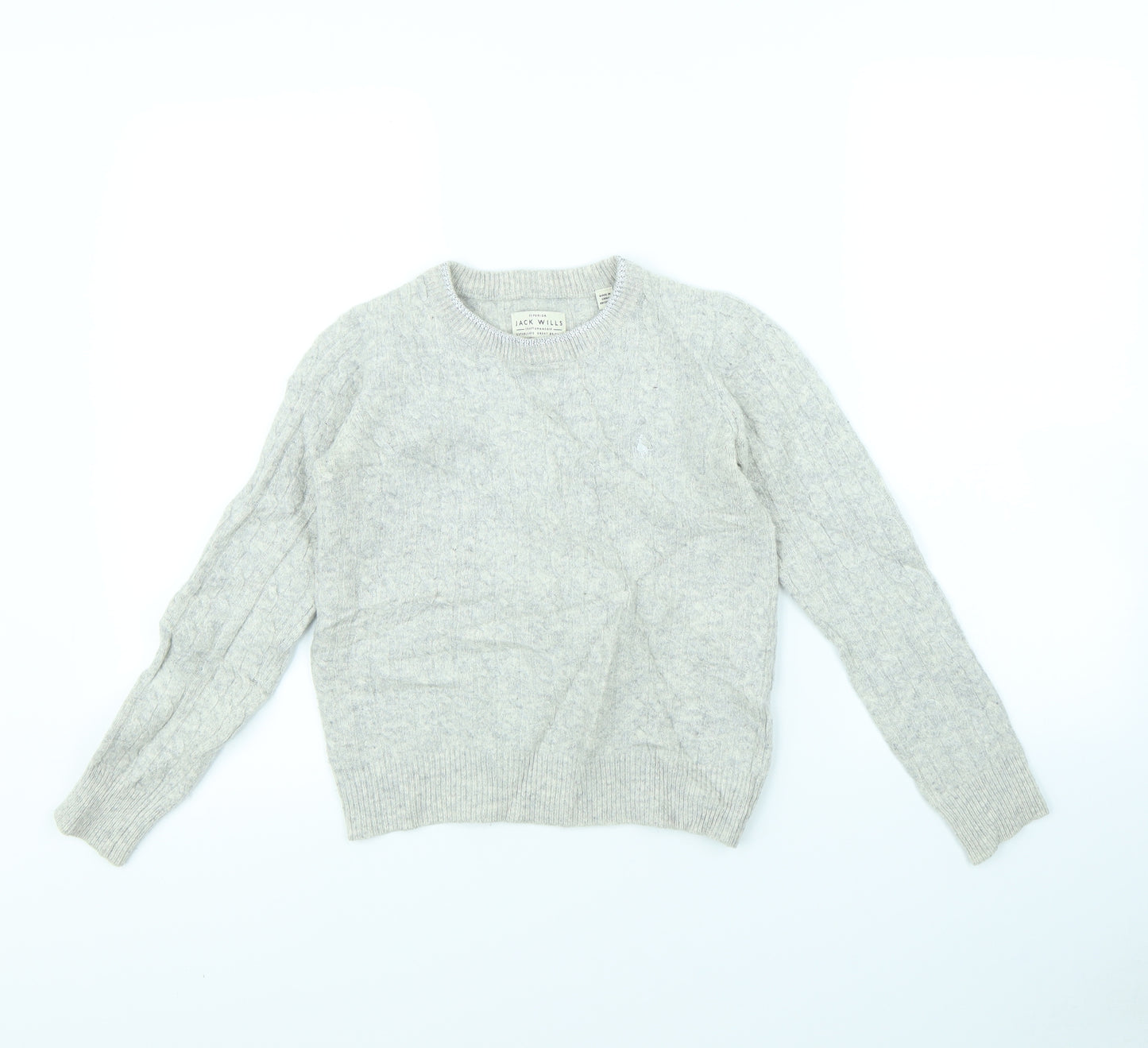 Jack Wills Womens Grey   Pullover Jumper Size 6