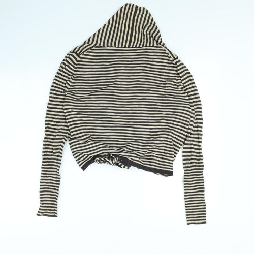 cmd Womens Beige Striped  Jacket  Size 12