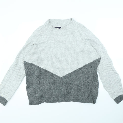m&s Womens Grey   Pullover Jumper Size S