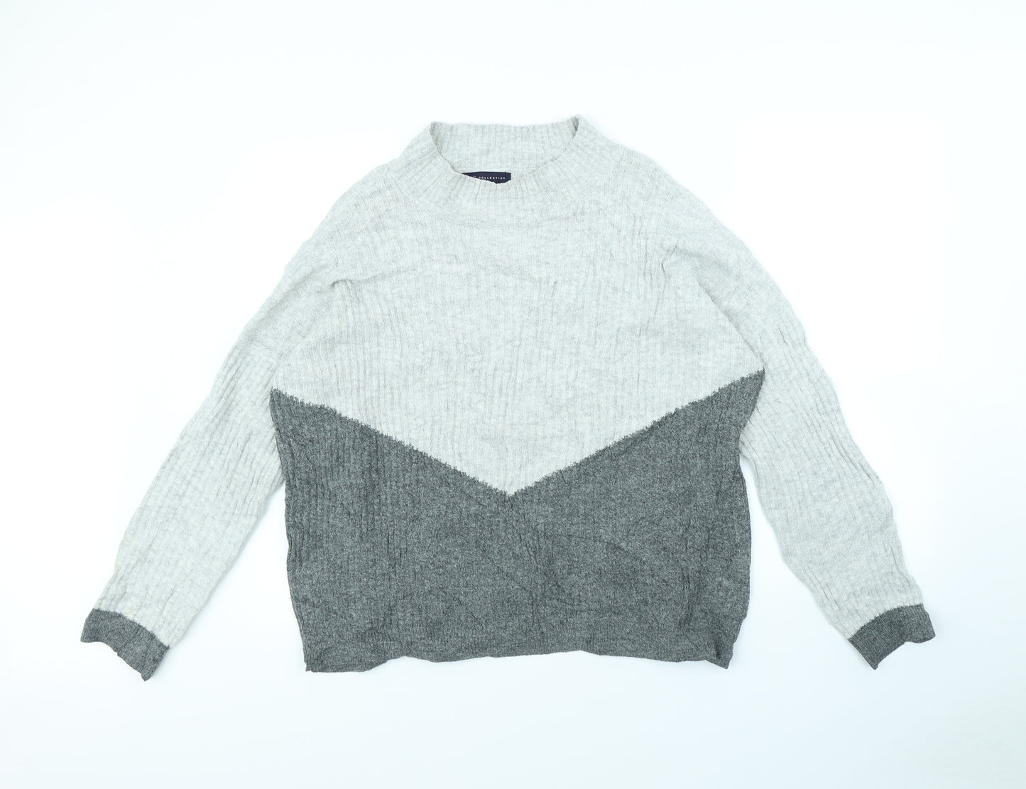 m&s Womens Grey   Pullover Jumper Size S
