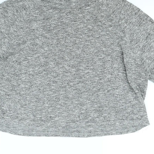 New Look Womens Grey   Basic T-Shirt Size 8